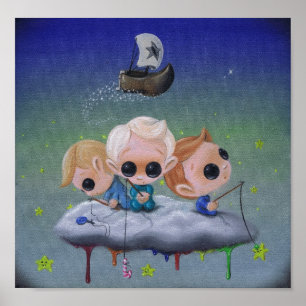 Tagträumer Kunstdruck Poster