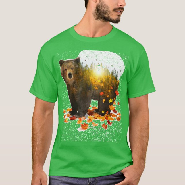 Tagundnachtgleiche-Bär T-Shirt (Vorderseite)