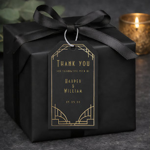 Tagundnachtgleiche Himmelsschwarz und Gold Art Dec Geschenkanhänger