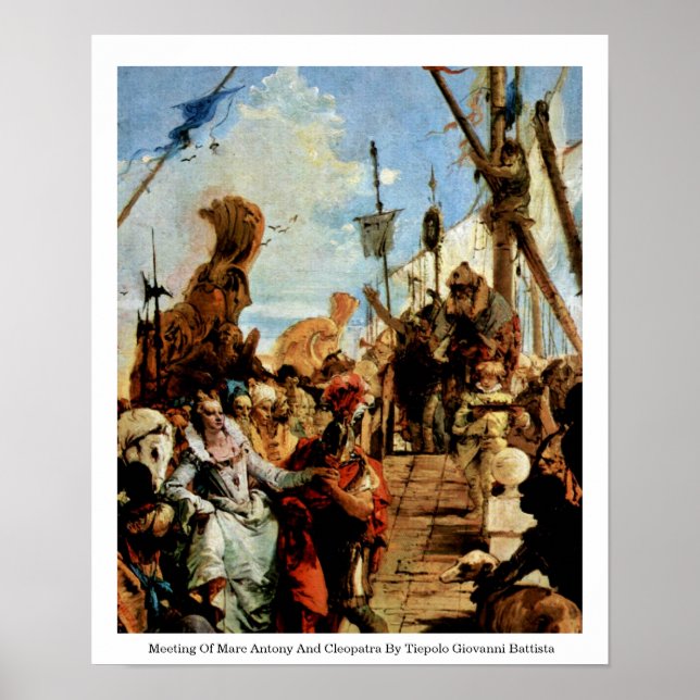 Tagung von Marc Antony und Cleopatra Poster (Vorne)