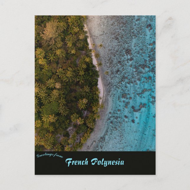 Tahaa Französisch-Polynesien Postkarte (Vorderseite)
