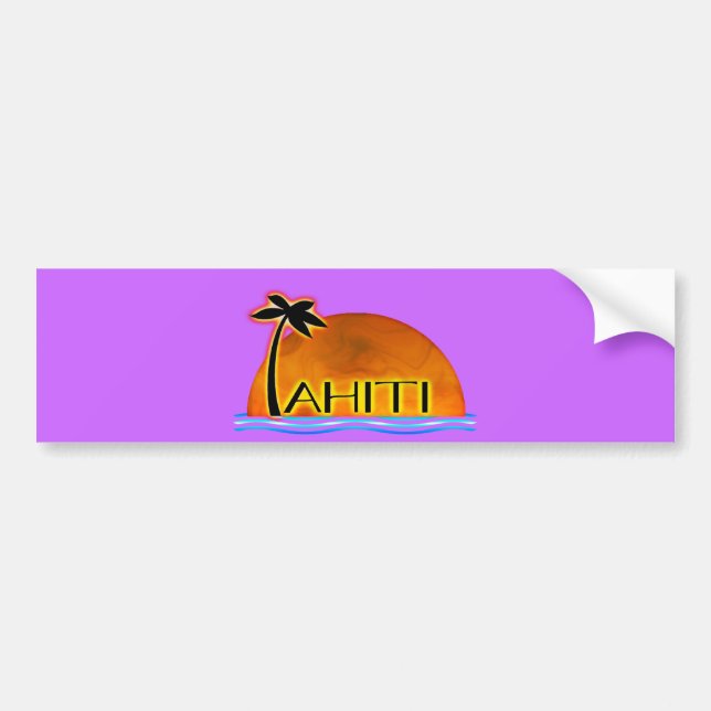 Tahiti-Autoaufkleber Autoaufkleber (Vorne)