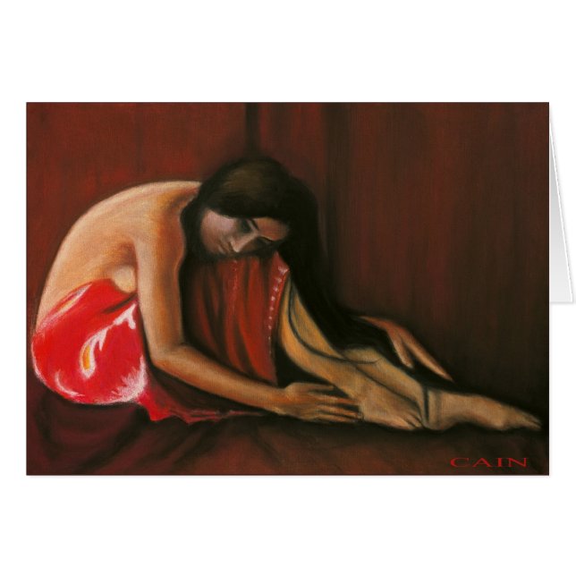 Tahiti-Dame Resting (Vorderseite (Horizontal))