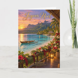 Tahiti Französisch-Polynesien Frohe Weihnachten