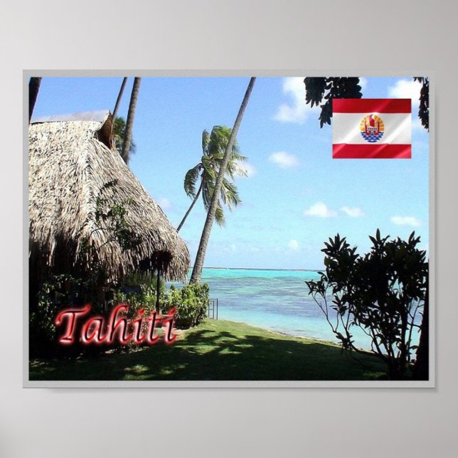 Tahiti - Französisch-Polynesien - Poster (Vorne)