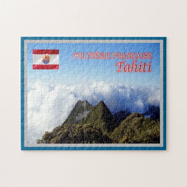 Tahiti - Französisch-Polynesien - Puzzle (Horizontal)