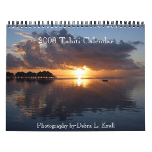 Tahiti-Kalender 2008 oder 2009 Kalender