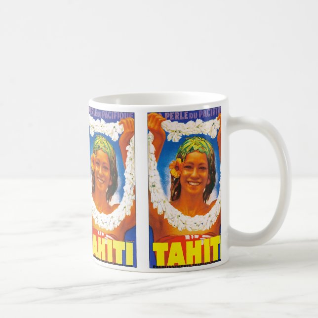 Tahiti ~ Perle du Pacifique Kaffeetasse (Rechts)