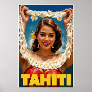 Tahiti-Plakat Poster