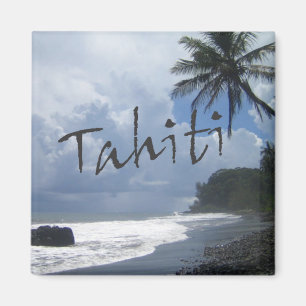Tahiti-Reise-Andenken-Foto-Kühlschrankmagnete Magnet
