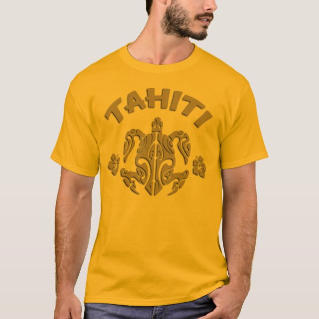Tahiti-Schildkröte T-Shirt (Vorderseite)