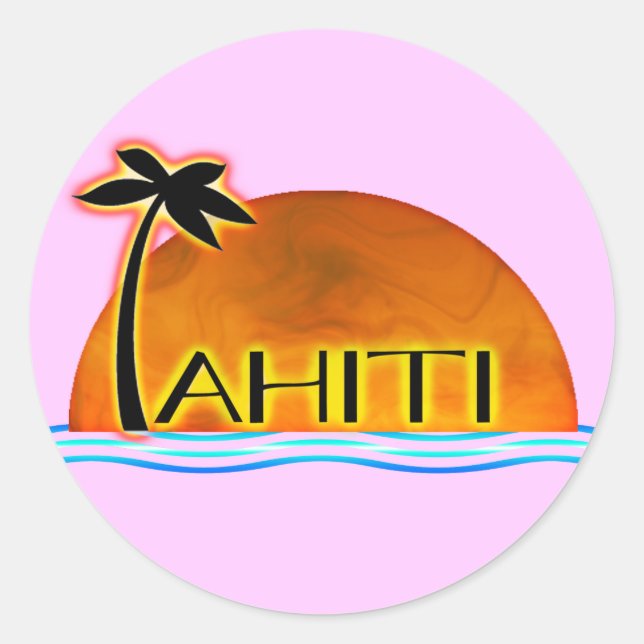 Tahiti Sticker (Vorderseite)
