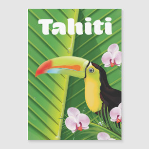 Tahiti Toucan Reise Druck Magnetkarte