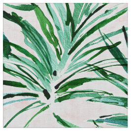 TAHITI-TRÄUME erröten Palmen Stoff