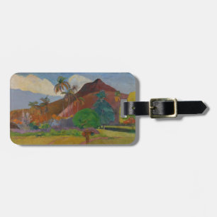 Tahitian Landschaft, 1891 (Öl auf Leinwand) Gepäckanhänger
