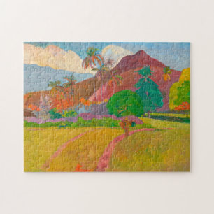 Tahitian Landschaft Paul Gauguin Post-Impressionis Puzzle
