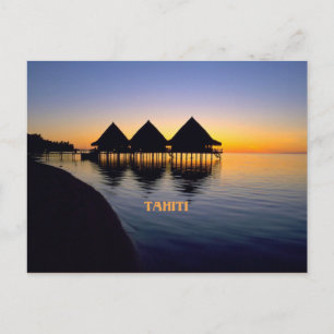 Tahitian Sunset Postkarte