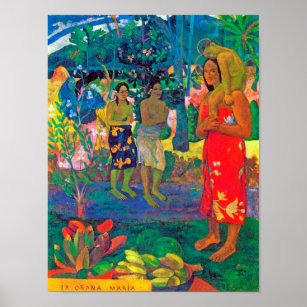 Tahitian Women, Gauguin Poster