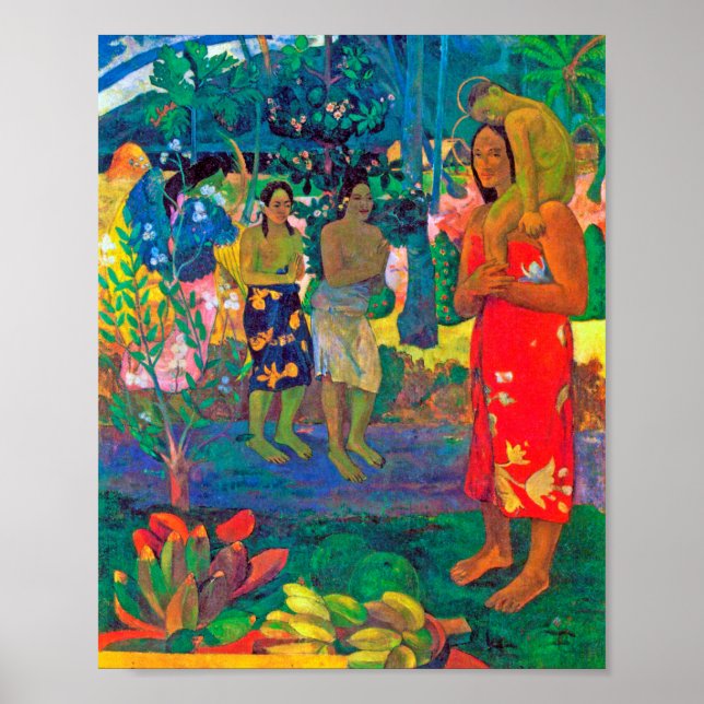 Tahitian Women, Gauguin Poster (Vorne)