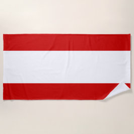 Tahitianische Flagge Strandtuch