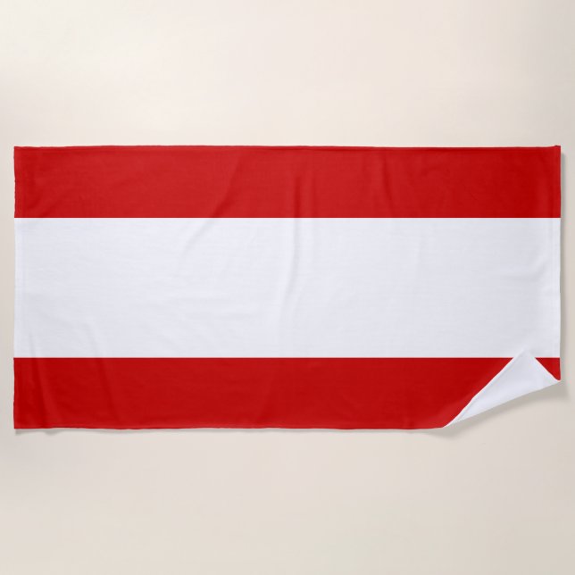Tahitianische Flagge Strandtuch (Vorderseite)