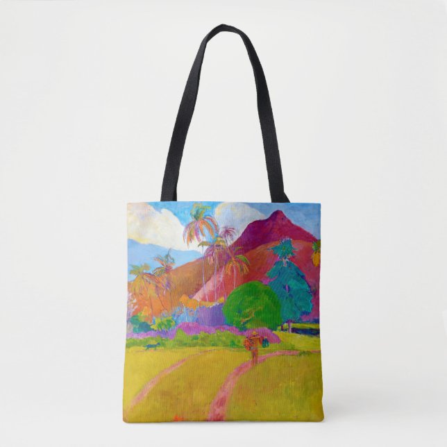 Tahitianische Landschaft, Gauguin (Vorderseite)