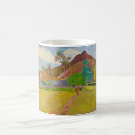 Tahitianische Landschaft (von Paul Gaugin) Kaffeetasse