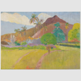Tahitianische Landschaft (von Paul Gaugin) Seidenpapier