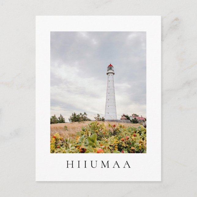 Tahkuna Lighthouse on Hiiumaa island, Estonia Postkarte (Vorderseite)