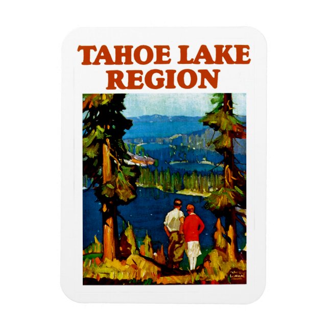 Tahoe Lake Region Magnet (Vertikal)