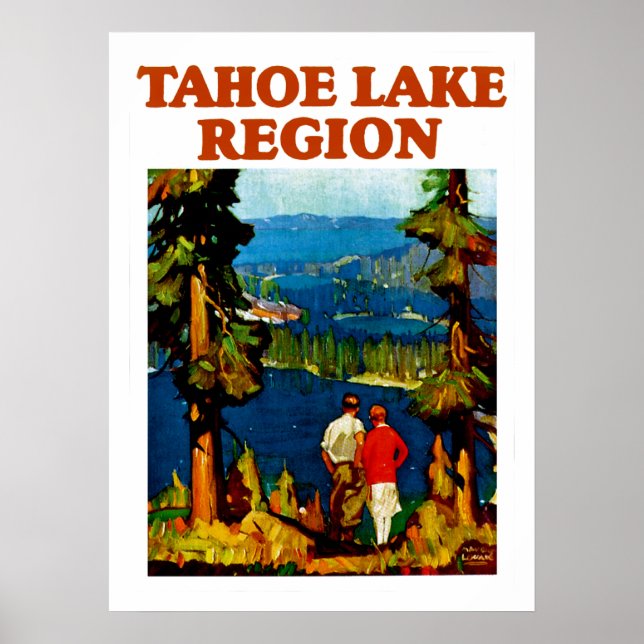 Tahoe Lake Region Poster (Vorne)