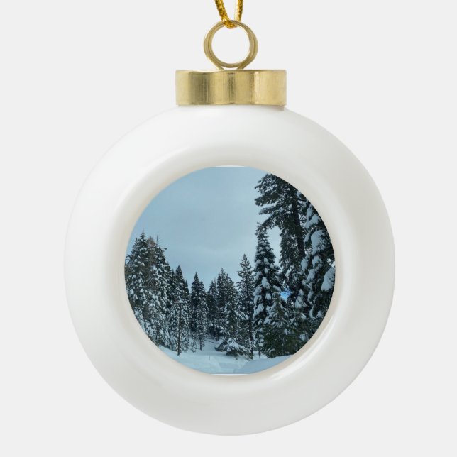 Tahoe Liebe Ornament (Vorderseite)
