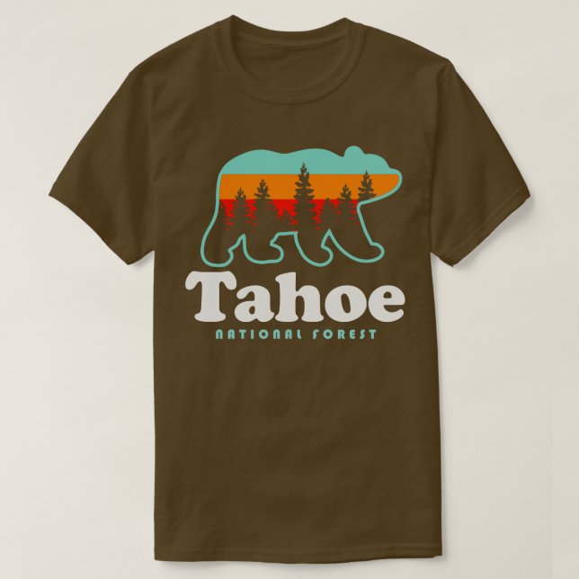 Tahoe National Forest Camping Lake Tahoe Wandern C T-Shirt (Design vorne)