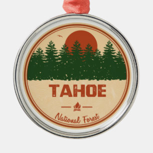 Tahoe National Forest Ornament Aus Metall
