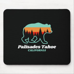 Tahoe Palisades Skifahren Snowboarden California B Mousepad