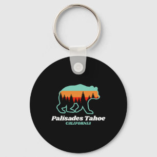Tahoe Palisades Skifahren Snowboarden California B Schlüsselanhänger