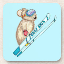 Tahoe Pika Skier Illustration