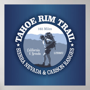 Tahoe Rim Trail Poster