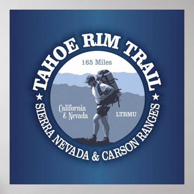 Tahoe Rim Trail Poster (Vorne)