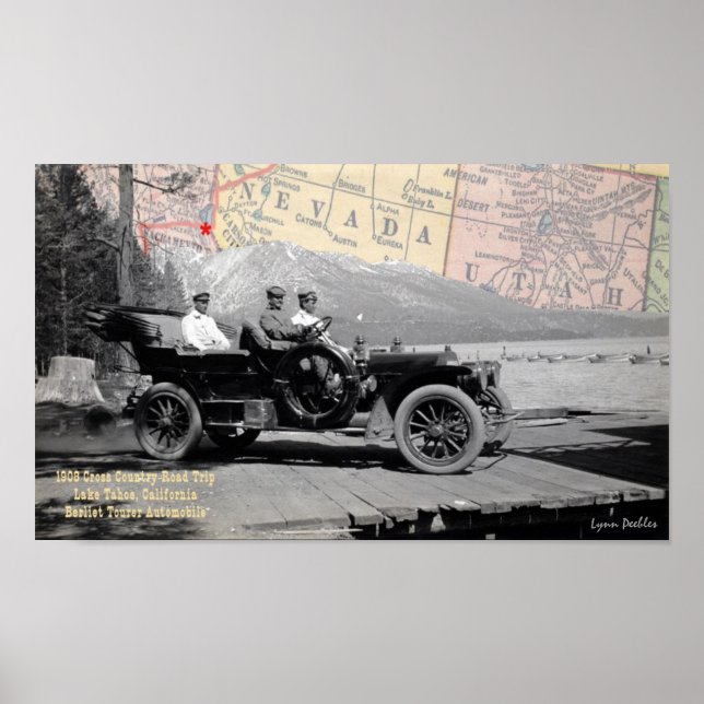 Tahoe-See 1908 Poster (Vorne)