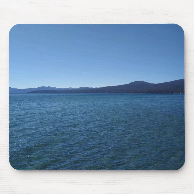 Tahoe-See am frühen Nachmittag Mousepad (Vorne)