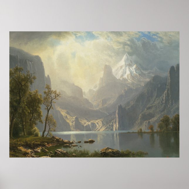 Tahoe-See in den Sierras Poster (Vorne)