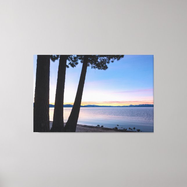 Tahoe Sunrise Leinwanddruck (Vorderseite)