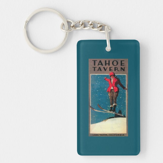 Tahoe Tavernepromo-Plakat Schlüsselanhänger (Vorderseite)