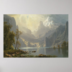 Tahosee bei Bierstadt Poster