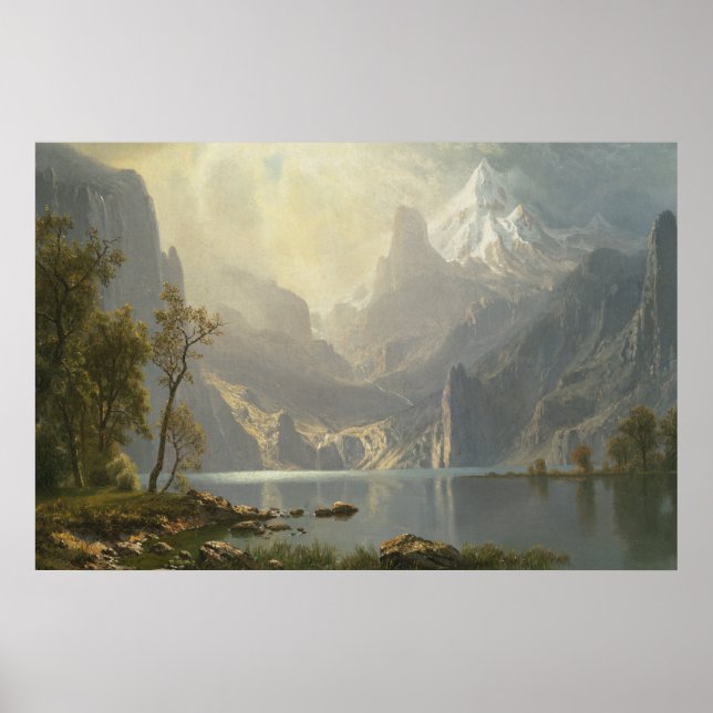 Tahosee bei Bierstadt Poster (Vorne)