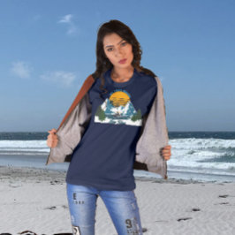 Tahosee: Skijahr, Schnee Ski und Wasserski T-Shirt