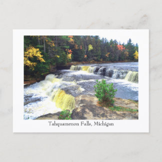 Tahquamenon-Fälle, Michigan Postkarte