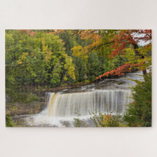 Tahquamenon Falls im Herbst Puzzle