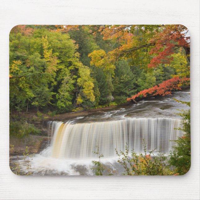 Tahquamenon Falls in Fall Mousepad (Vorne)